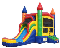 Combo Bounce House with wet/dry slide
