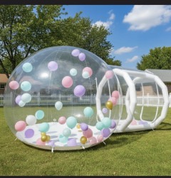 Transparent bubble inflatable